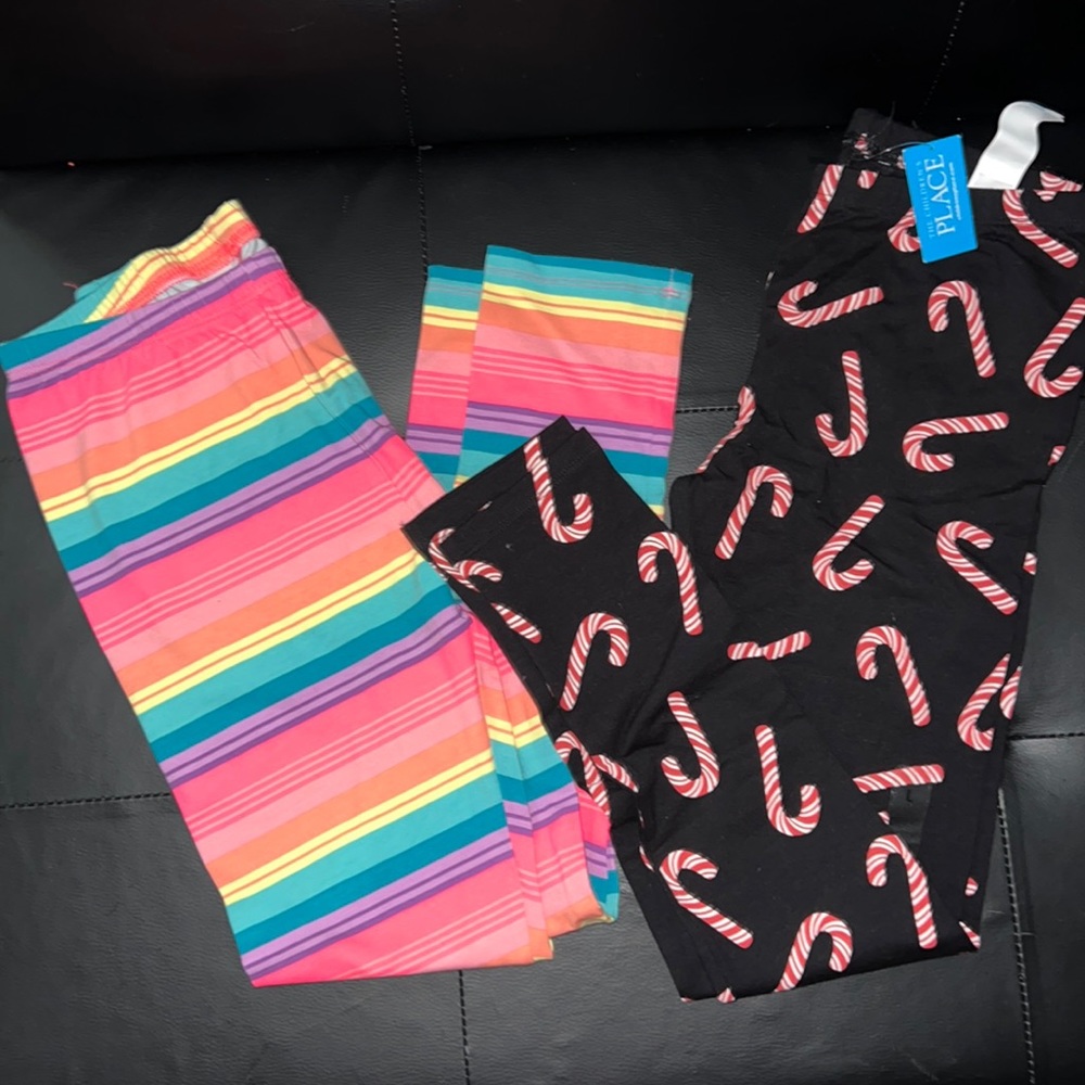 Children’s Place Girl’s Leggings. New. one with tag and one without tag. Size L - Picture 1 of 4